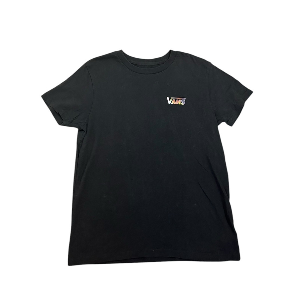 ♥️ Vans Black Pride BFF Graphic Tee T-shirt Comfy Casual Womens Size Medium - Picture 3 of 10